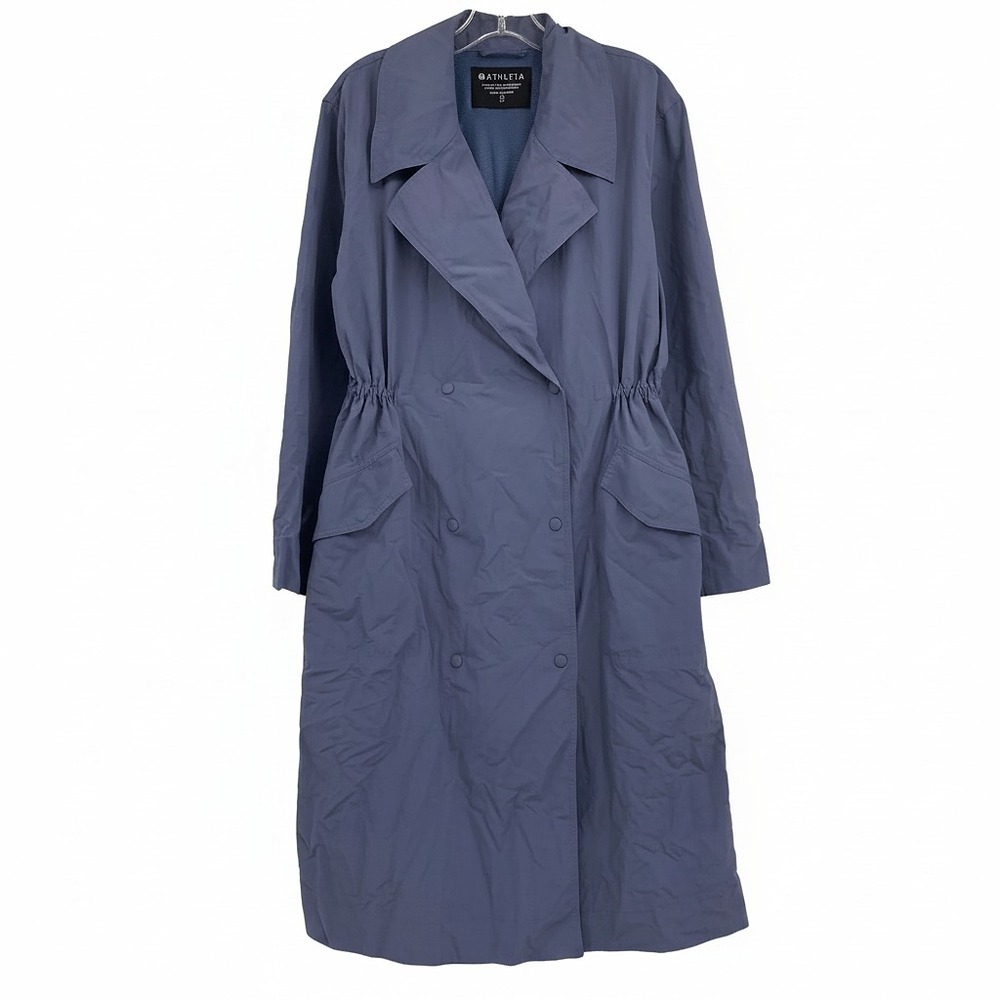 Athleta Blue Luna Trench Coat | Women’s XS Nylon Coat